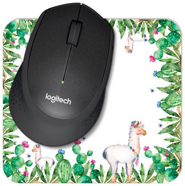 RNK-Verlag Mousepad-Notizblock weiß/grün Papier 24,0 x 22,0 cm, 30 Blatt