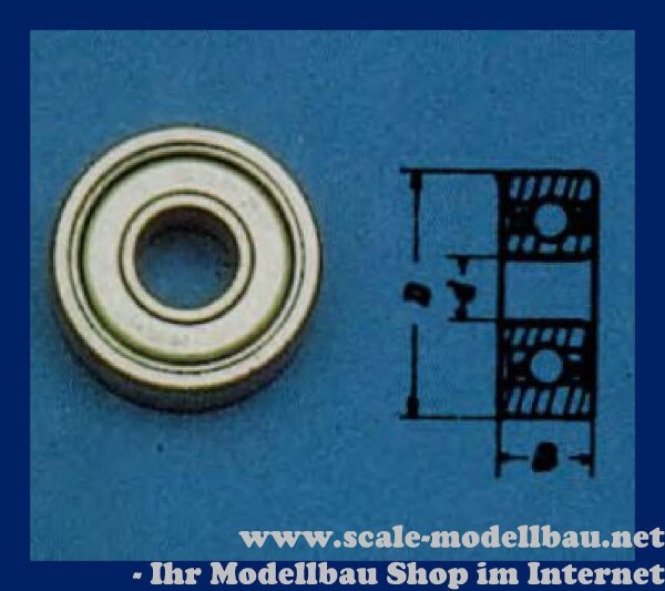 KUGELLAGER 7mm ZZ