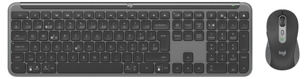Logitech MK950 for Business Tastatur-Maus-Set kabellos grafit
