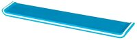 LEITZ Tastatur-Handballenauflage Ergo WOW blau, weiß