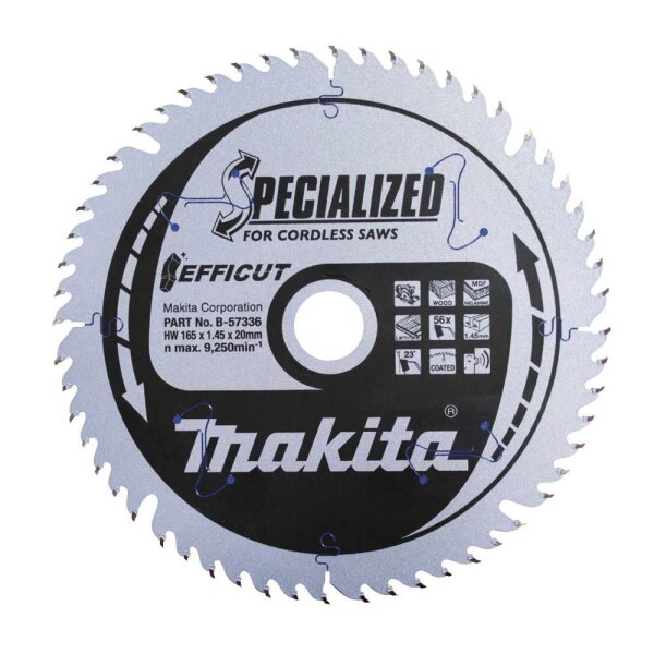 makita B-57336 EFFICUT Kreissägeblatt 165,0 mm, 56 Zähne, 1 St.