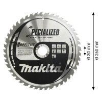 makita B-64630 EFFICUT Kreissägeblatt 260,0 mm, 45...