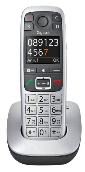 Gigaset E560 Schnurloses Telefon platin