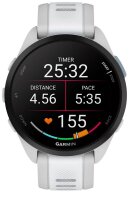 GARMIN Forerunner 165 Smartwatch dunstgrau/steinweiß