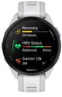 GARMIN Forerunner 165 Smartwatch dunstgrau/steinweiß