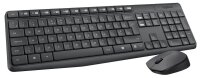 Logitech MK235 Tastatur-Maus-Set kabellos schwarz