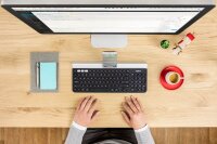 Logitech K780 Multi-Device Tastatur kabellos schwarz