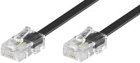 goobay RJ-45 (kurz) ISDN-Kabel 6,0 m schwarz, 1 St.