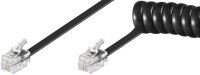 goobay RJ-10 Telefonhörerkabel 2,0 m schwarz, 1 St.