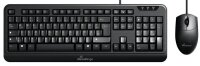 MediaRange MROS108 Tastatur-Maus-Set kabelgebunden schwarz