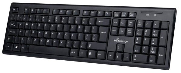 MediaRange MROS111 Tastatur kabellos schwarz