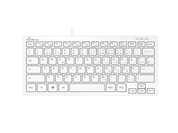 MediaRange MROS113 Tastatur kabelgebunden weiß