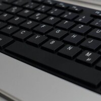 MediaRange MROS105 Tastatur-Maus-Set kabellos schwarz