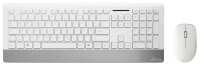 MediaRange MROS106 Tastatur-Maus-Set kabellos weiß