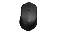 Logitech M330 Silent Plus Maus kabellos schwarz