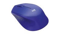 Logitech M330 Silent Plus Maus kabellos blau