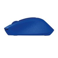 Logitech M330 Silent Plus Maus kabellos blau