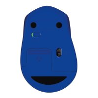 Logitech M330 Silent Plus Maus kabellos blau