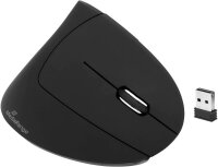 MediaRange MROS232 Maus ergonomisch kabellos schwarz