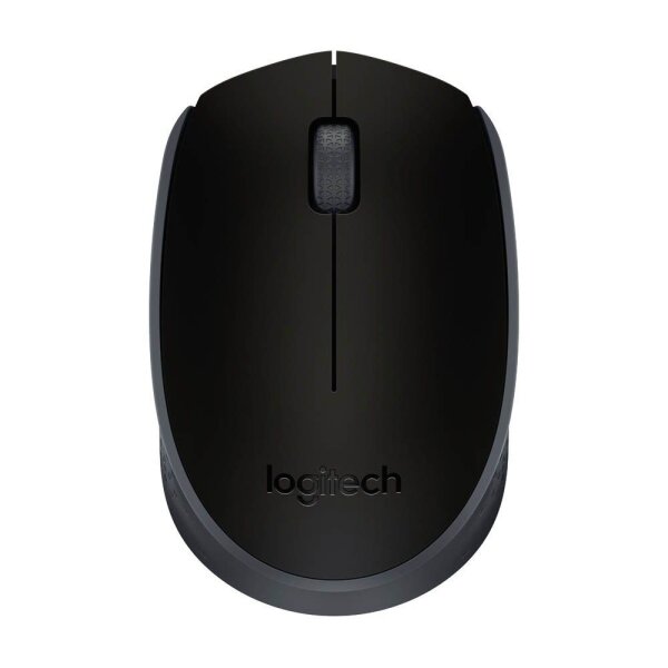 Logitech M171 Maus kabellos schwarz, grau