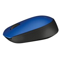 Logitech M171 Maus kabellos schwarz, blau