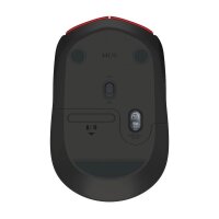 Logitech M171 Maus kabellos schwarz, rot