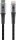 goobay Lightning/USB C Kabel 1,0 m grau, schwarz, 1 St.