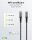 goobay Lightning/USB C Kabel 1,0 m grau, schwarz, 1 St.
