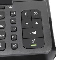 doro Comfort 4005 Schnurgebundenes Telefon-Set mit Anrufbeantworter schwarz