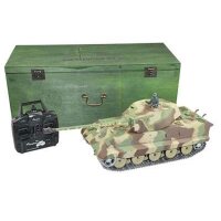 Panzer 1:16 Königstiger (Henschel Turm)  - 2,4GHz Rauch- & Sound, Schuss, Metal  ( 23053 )