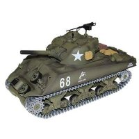 Panzer 1:16 U.S. M4A3 Sherman - 2,4GHz Rauch- & Sound, Schuss, Metallgetriebe,  ( 23055 )