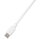 goobay USB C 2.0 Kabel 0,5 m weiß, 1 St.