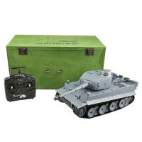 Panzer 1:16 Tiger - 2,4GHz Rauch- & Sound, Schuss, Metallgetriebe, Metallketten  ( 23059 )
