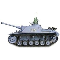 Panzer 1:16 Sturmgeschütz III  - 2,4GHz Rauch- &...