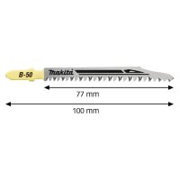 makita B-06460 Stichsägeblätter, 5 St.