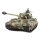Panzer 1:16 Königstiger mit Henschelturm - 2,4GHz Rauch- & Sound, Schuss, QC,  ( 23072 )