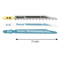 makita B-06292 Stichsägeblätter-Set 3-teilig, 1...