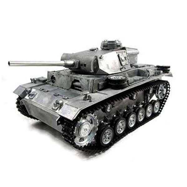 Vollmetall Panzer 1:16 Panzer III 2,4GHz True Sound (unlackiert)  ( 23079 )