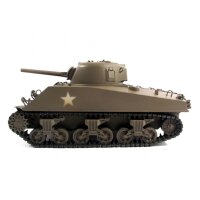 Vollmetall Panzer 1:16 Sherman M4-A3 2,4GHz IR True Sound lackiert army grün)  ( 23084 )