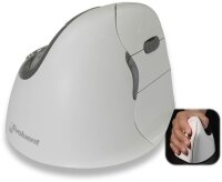 Evoluent Vertical Mouse 4 Bluetooth rechts Maus ergonomisch kabellos weiß, schwarz