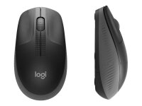 Logitech M190 Maus kabellos schwarz, anthrazit