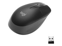 Logitech M190 Maus kabellos schwarz, anthrazit