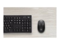 Logitech M190 Maus kabellos schwarz, anthrazit