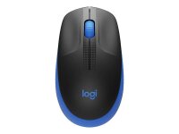 Logitech M190 Maus kabellos schwarz, blau