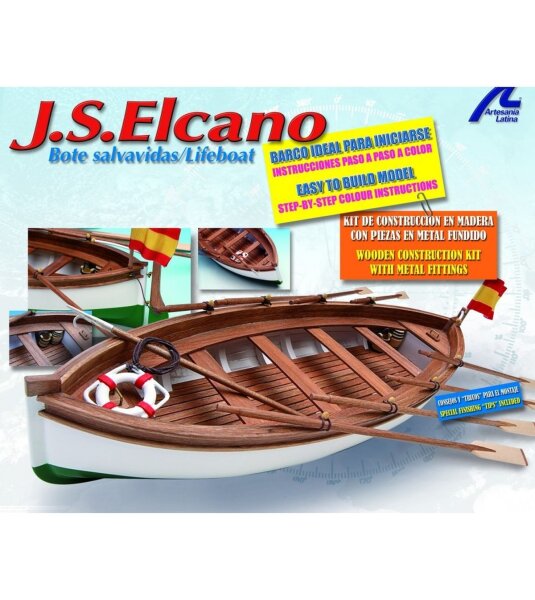 Artesania Latina Holzbaukasten Rettungsboot  J.S.ELCANO Maßstab 1:35 (ab 14 Jahr  ( 19019 )