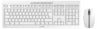 CHERRY STREAM DESKTOP Tastatur-Maus-Set kabellos weiß