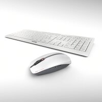 CHERRY STREAM DESKTOP Tastatur-Maus-Set kabellos weiß