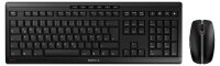 CHERRY STREAM DESKTOP Tastatur-Maus-Set kabellos schwarz