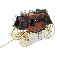 Artesania Latina Holz- / Metallbaukasten Postkutscher STAGE COACH (1848)  Maßsta  ( 20340 )
