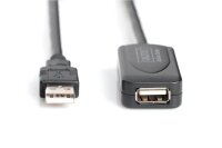 DIGITUS USB-A/USB-A Kabel DA-73102 20,0 m schwarz, 1 St.